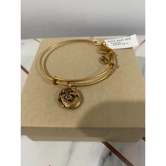 NWT Alex and Ani Mermaid II rafellian gold - Picture 2 of 5